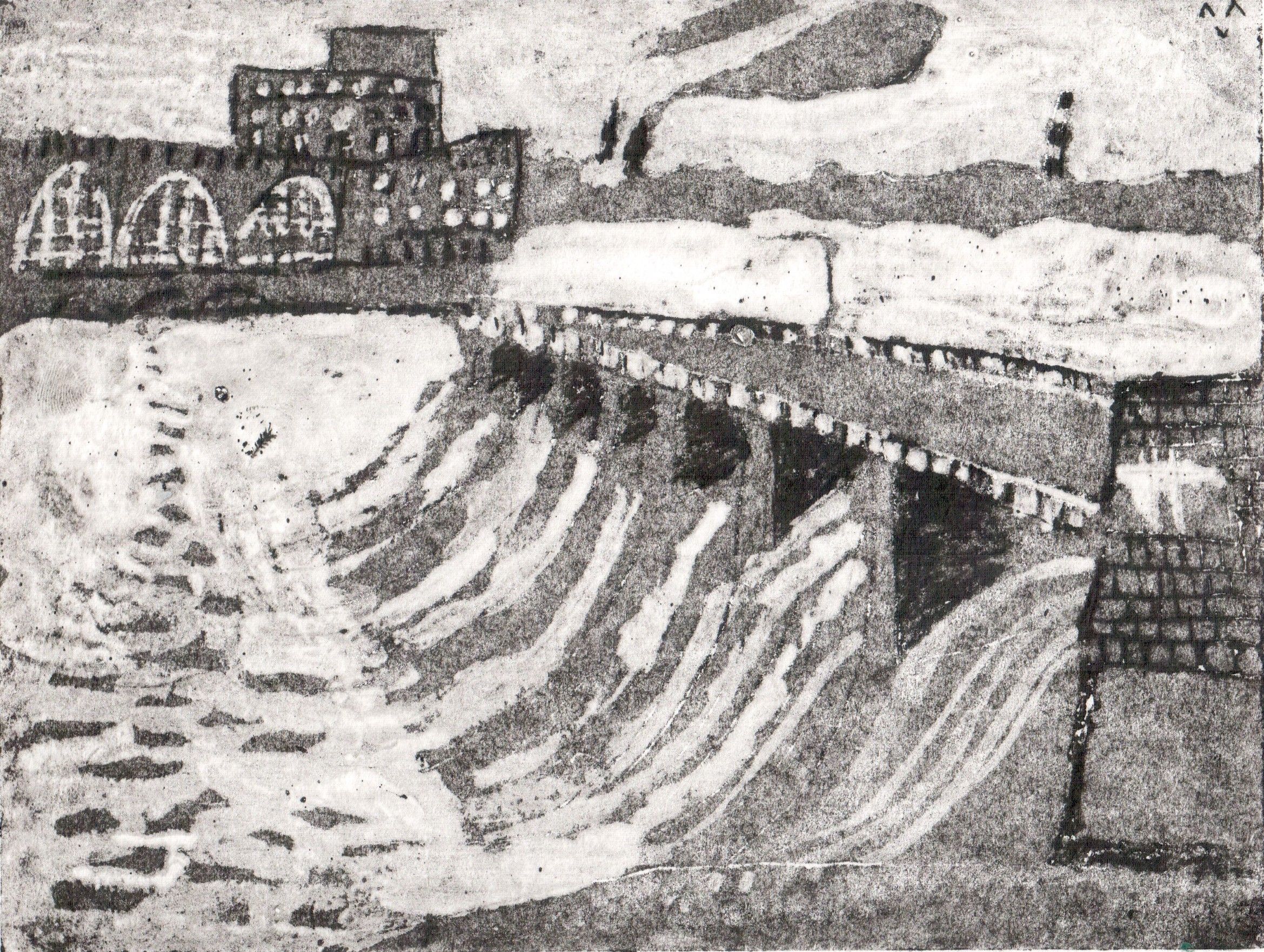 "Плотина ГЭС", Юркевич Арсений (12 лет), преп. Воронова В. В.