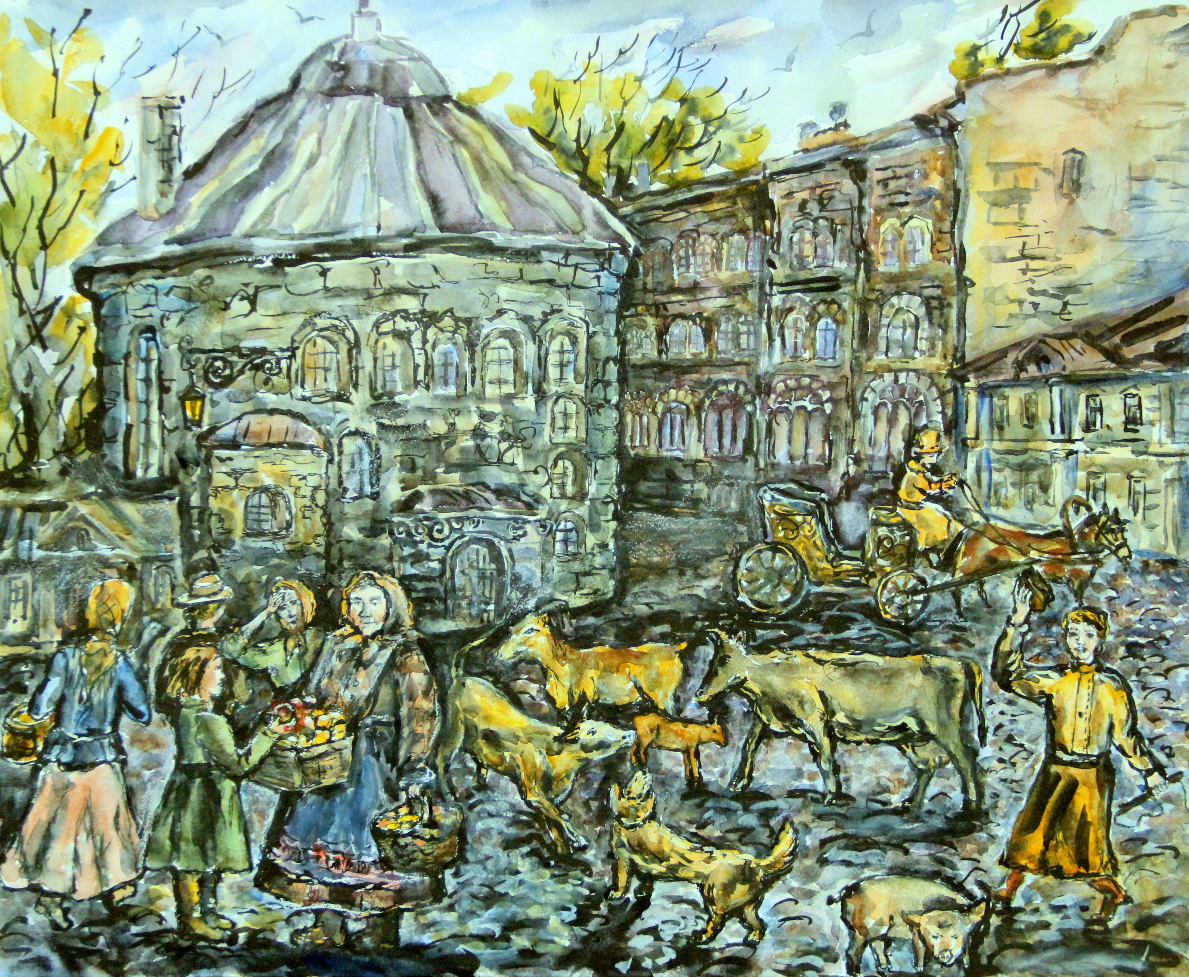 "Круглая башня Старого Выборга", Шарманова Лиза (15 лет)