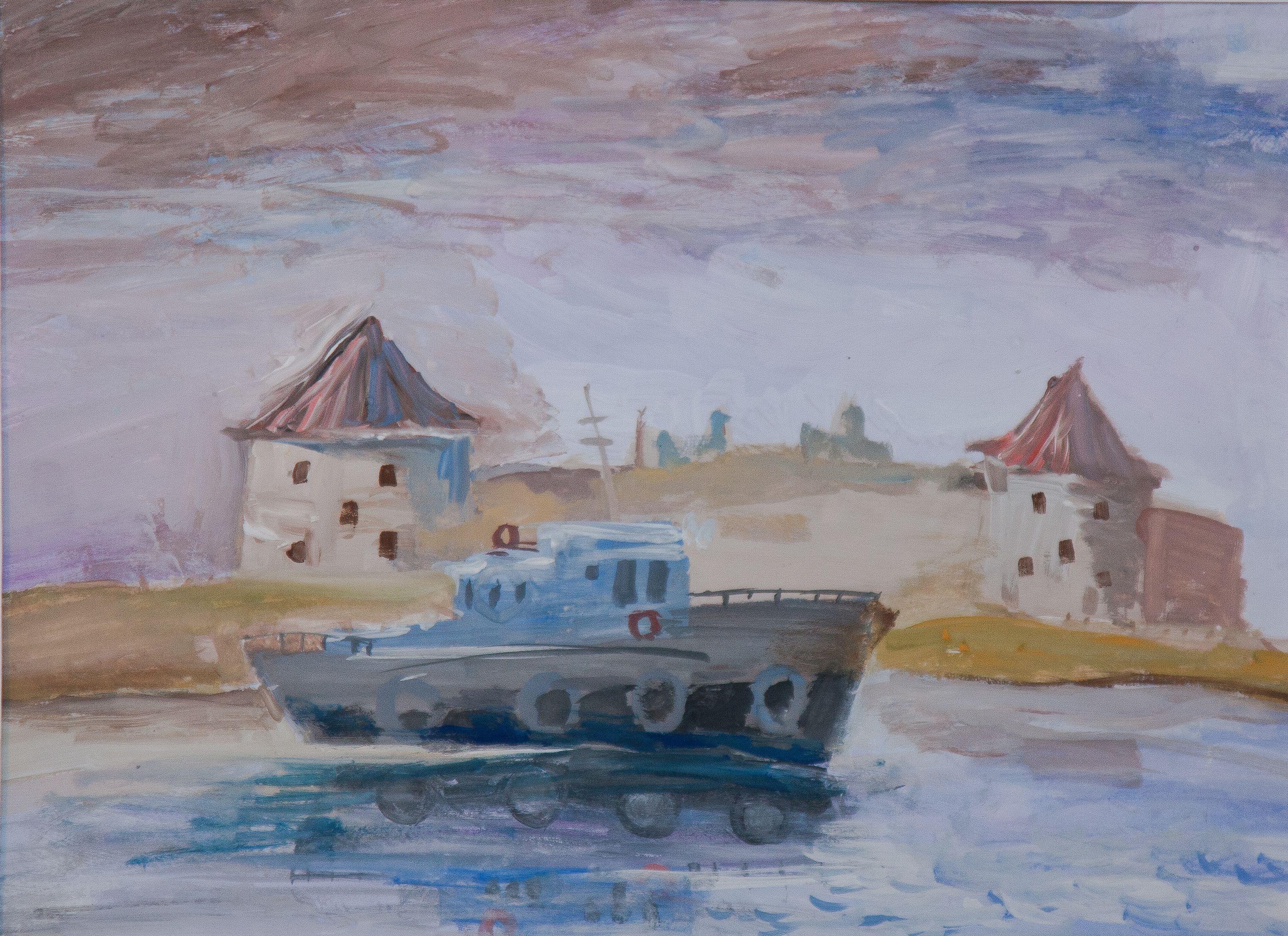 "Вид на крепость орешек", Крылова Екатерина (11 лет), преп. О. Д. Гоголева
