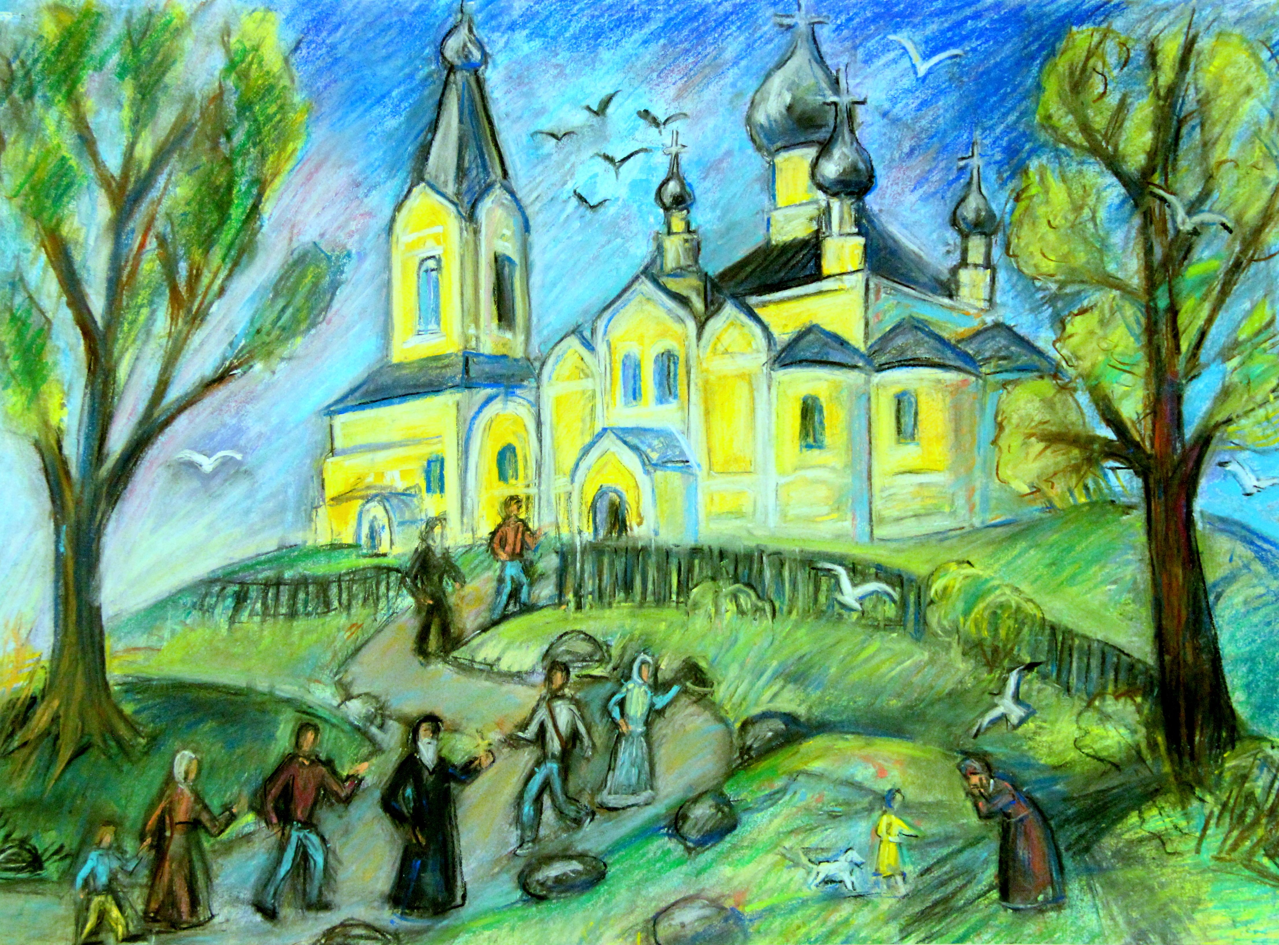 "Храм Успения Божией Матери в Сологубовке", Курилин Максим (10 лет)