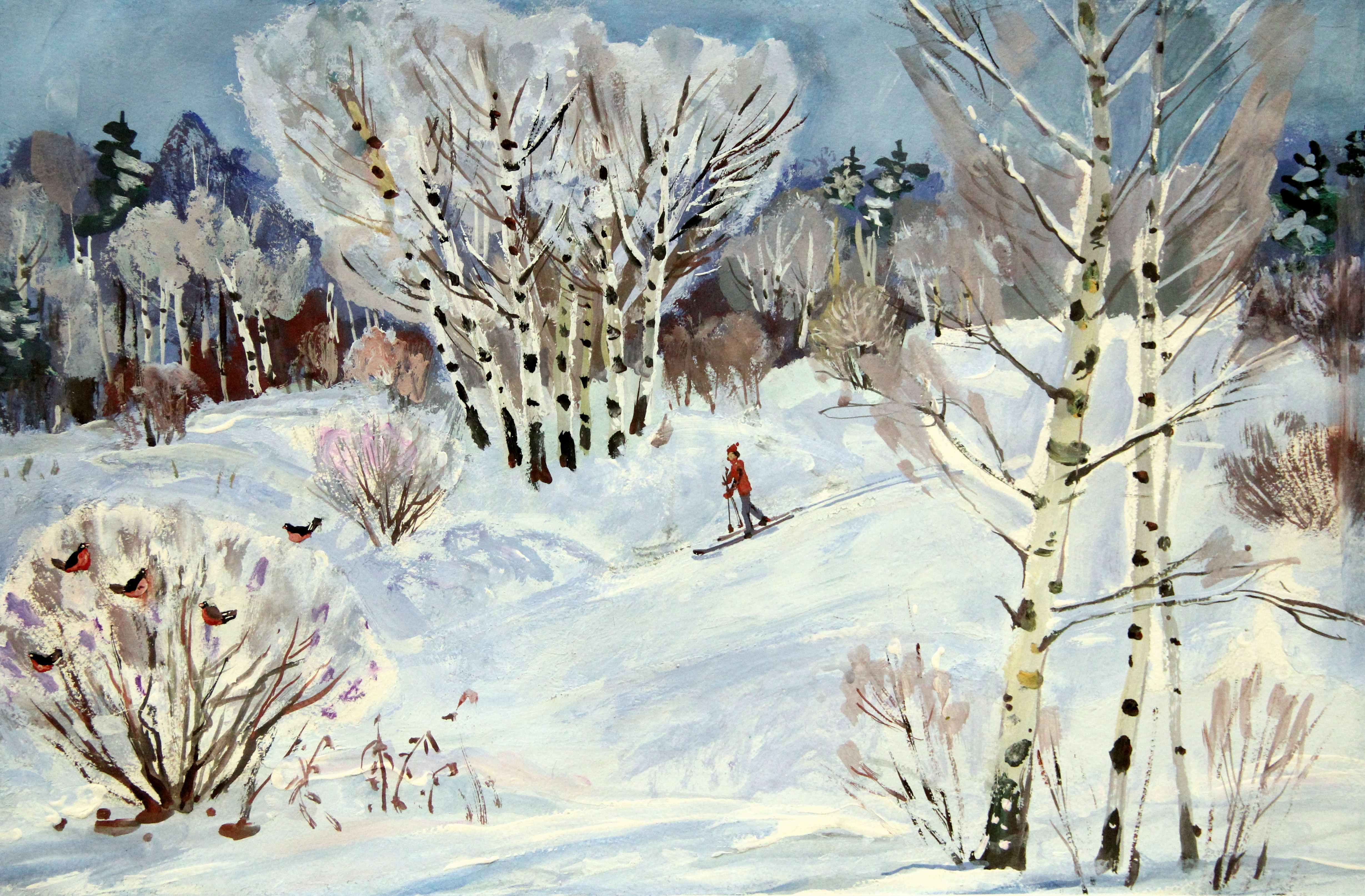 "Зимний день", Мирясова Алёна (10 лет)